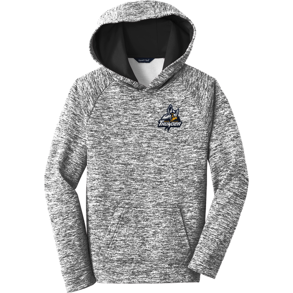 Mon Valley Thunder Youth PosiCharge Electric Heather Fleece Hooded Pullover