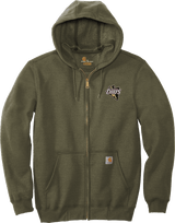Mercer Chiefs Carhartt Midweight Hooded Zip-Front Sweatshirt
