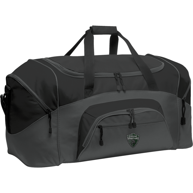 Lansing Spartans Standard Colorblock Sport Duffel