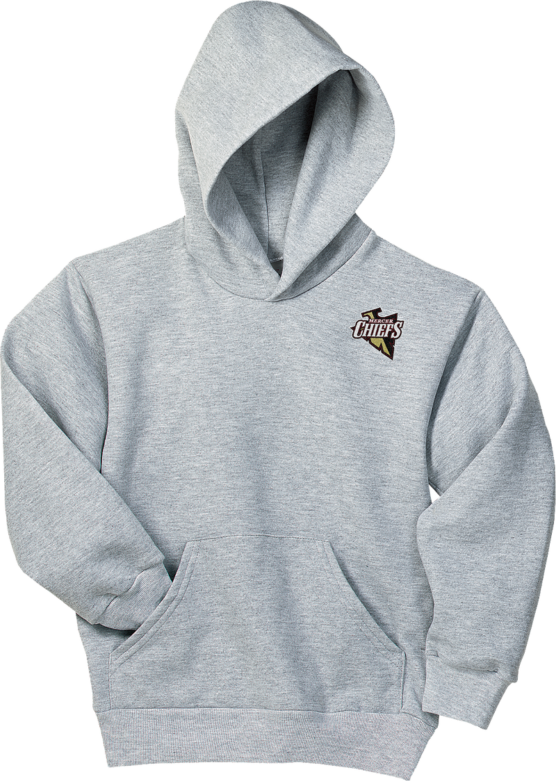 Mercer Chiefs Youth EcoSmart Pullover Hooded Sweatshirt