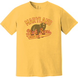 Maryland Black Bears Heavyweight Ring Spun Tee