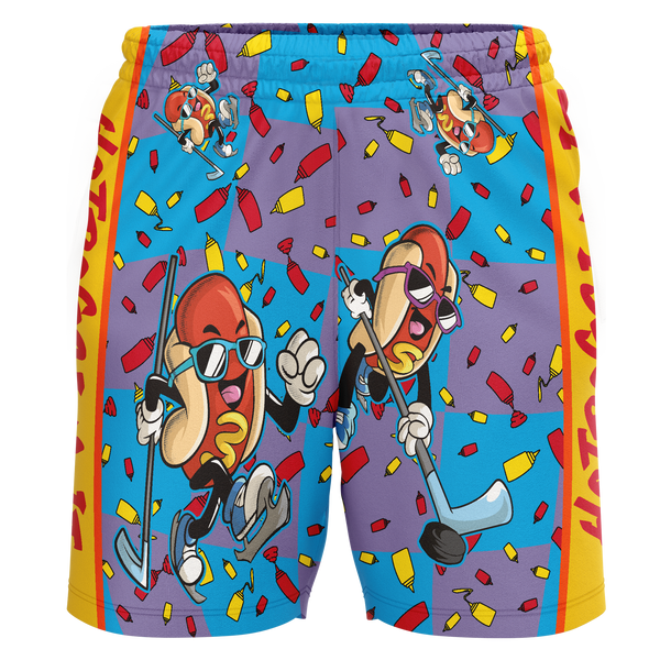 Mon Valley Thunder Hot Dog Youth Workout Wear Shorts