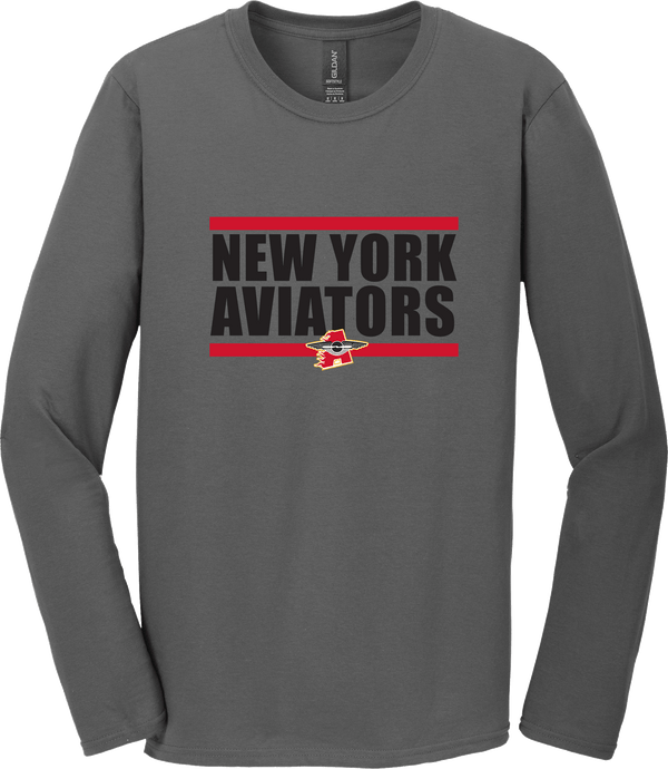 NY Aviators Softstyle Long Sleeve T-Shirt