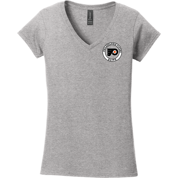 Philadelphia Flyers Elite Softstyle Ladies Fit V-Neck T-Shirt