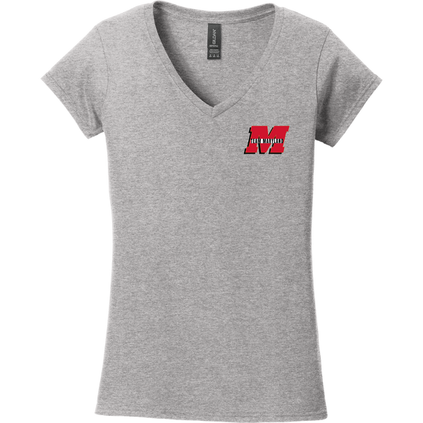 Team Maryland Softstyle Ladies Fit V-Neck T-Shirt