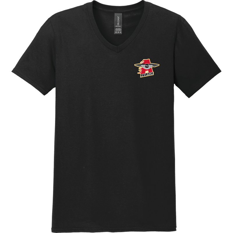 NY Aviators Softstyle V-Neck T-Shirt