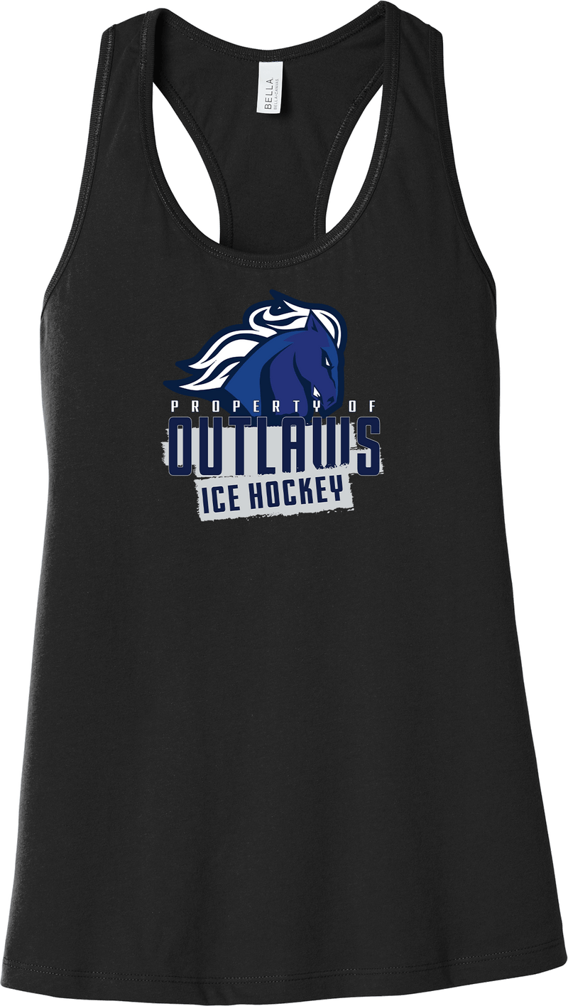 Brandywine Outlaws Womens Jersey Racerback Tank