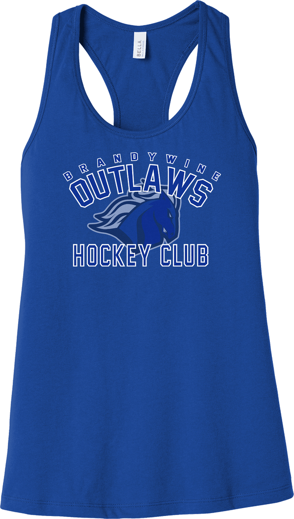 Brandywine Outlaws Womens Jersey Racerback Tank