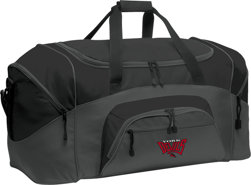 York Devils Standard Colorblock Sport Duffel