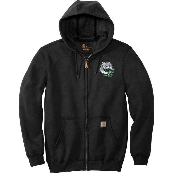 Woodbridge Wolfpack Carhartt Midweight Hooded Zip-Front Sweatshirt