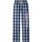 CT Wolfpack South Women's Flannel Plaid Pant