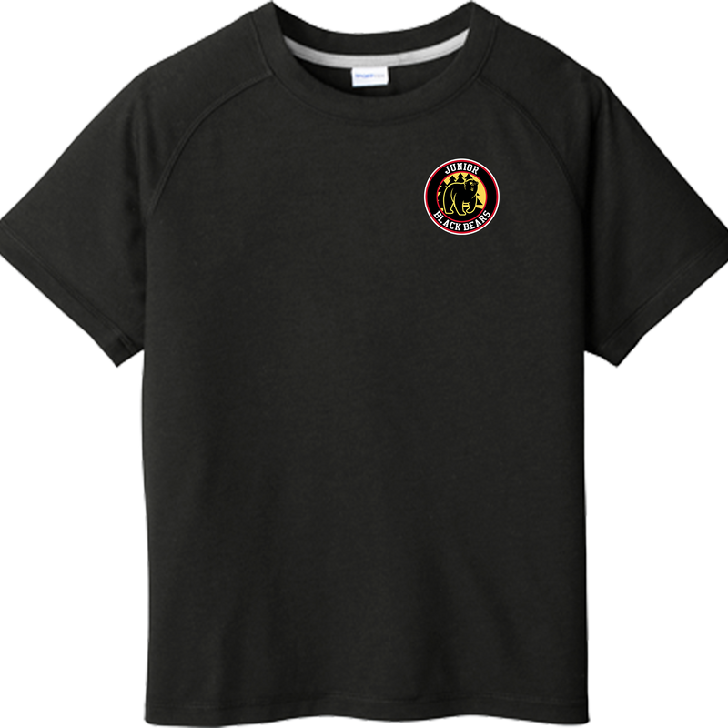 MD Jr. Black Bears Youth PosiCharge Tri-Blend Wicking Raglan Tee