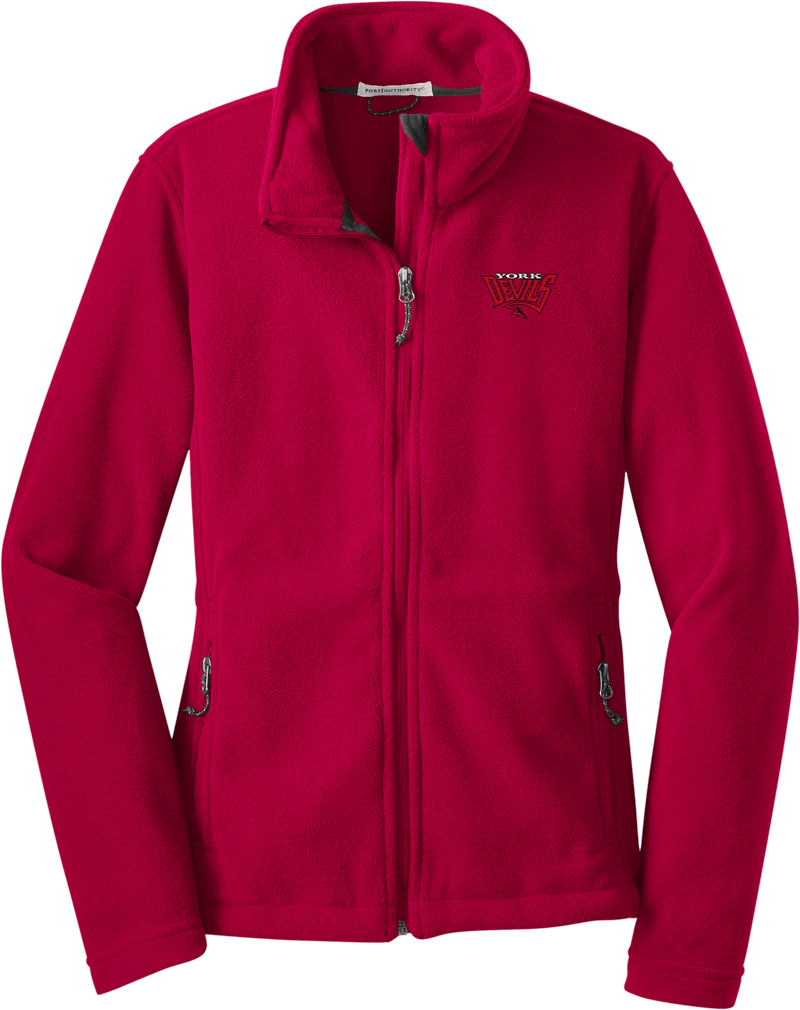 York Devils Ladies Value Fleece Jacket