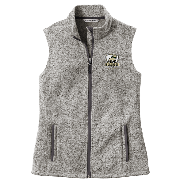 HVM Bulldogs Ladies Sweater Fleece Vest