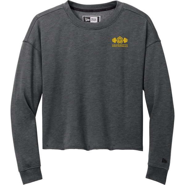 Chairmonte New Era Ladies Tri-Blend Fleece Crop Crew