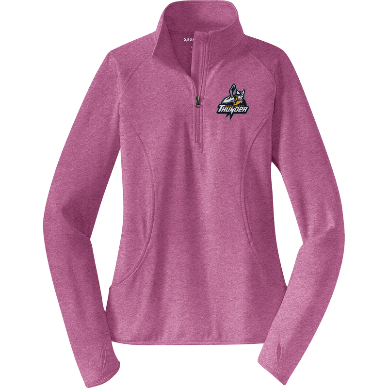 Mon Valley Thunder Ladies Sport-Wick Stretch 1/4-Zip Pullover