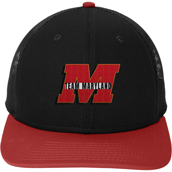 Team Maryland New Era Snapback Low Profile Trucker Cap