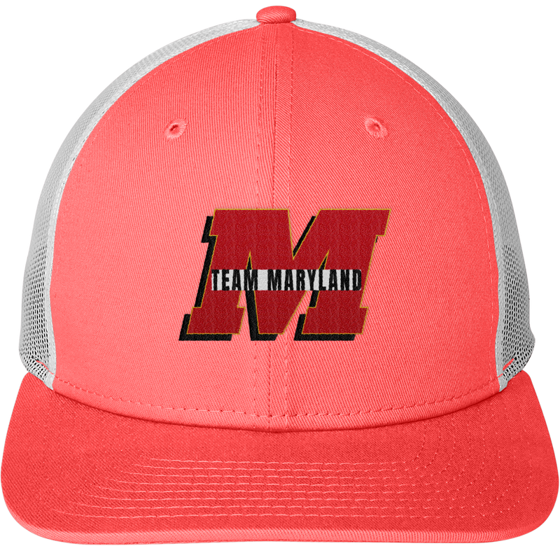 Team Maryland New Era Snapback Low Profile Trucker Cap