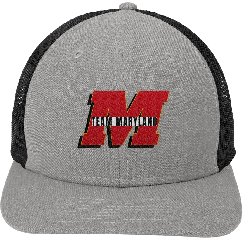 Team Maryland New Era Snapback Low Profile Trucker Cap