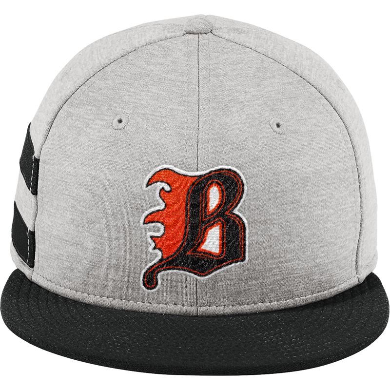 Philadelphia Blazers New Era Shadow Heather Striped Flat Bill Snapback Cap