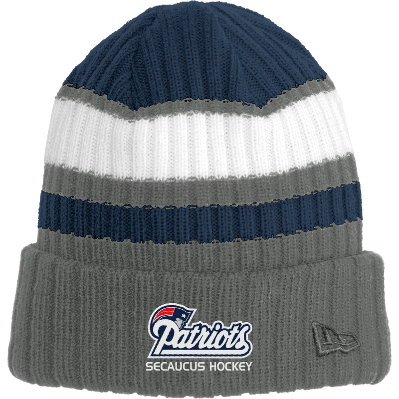 Secaucus Patriots New Era Ribbed Tailgate Beanie