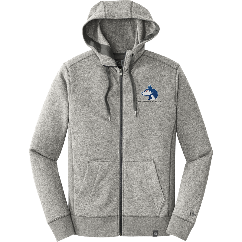 Pittsburgh Huskies New Era French Terry Full-Zip Hoodie