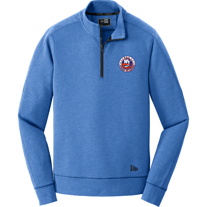 PAL Jr. Islanders New Era Tri-Blend Fleece 1/4-Zip Pullover