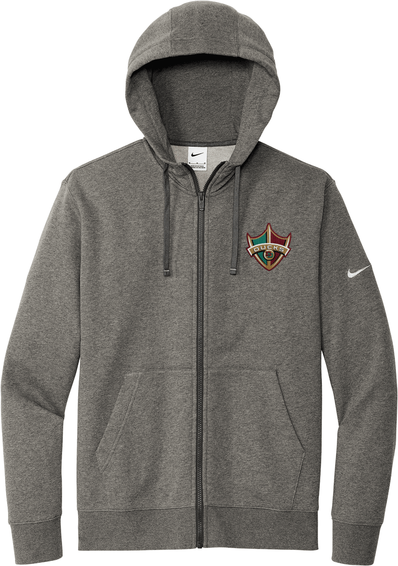 Delaware Ducks Nike Club Fleece Sleeve Swoosh Full-Zip Hoodie