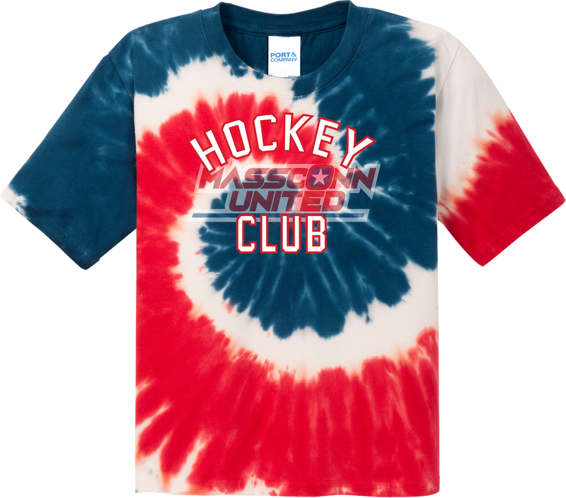 Mass Conn United Youth Tie-Dye Tee