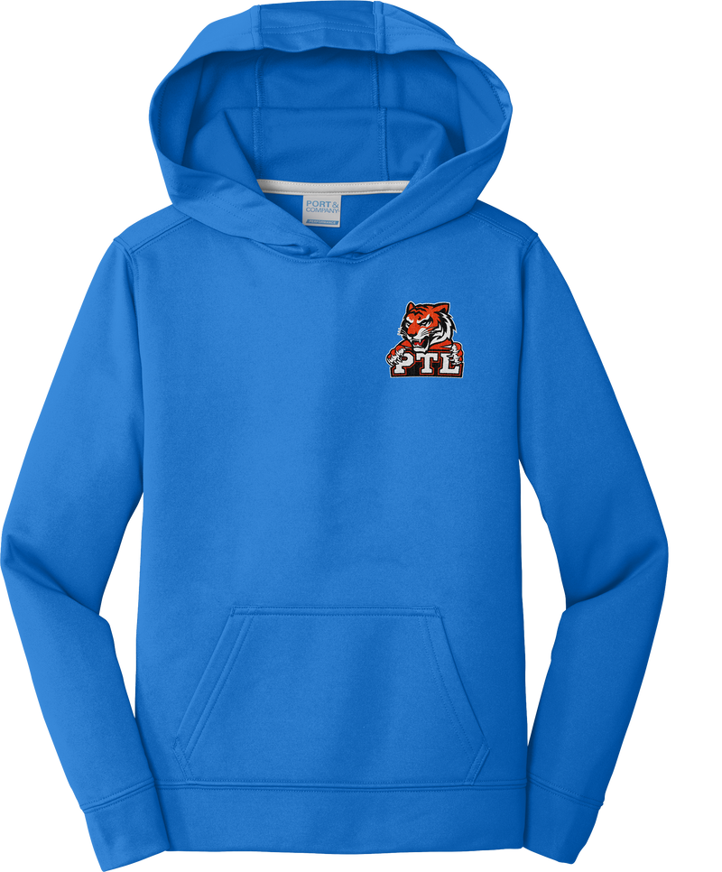 Princeton Tiger Lilies Youth Performance Fleece Pullover Hooded Sweatshirt