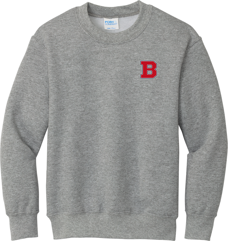 CT Bobcats Youth Core Fleece Crewneck Sweatshirt