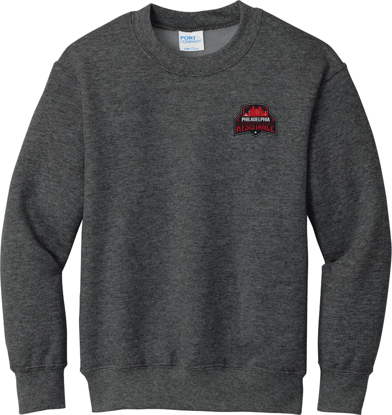 Philadelphia Resistance Youth Core Fleece Crewneck Sweatshirt