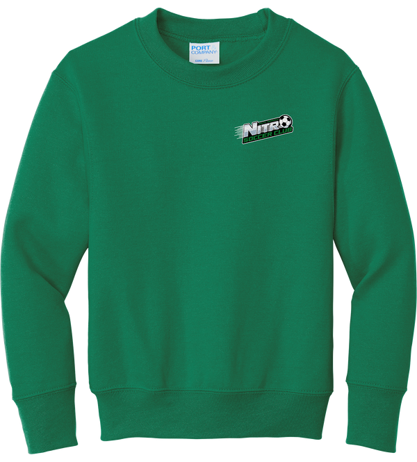 Nitro Soccer Youth Core Fleece Crewneck Sweatshirt