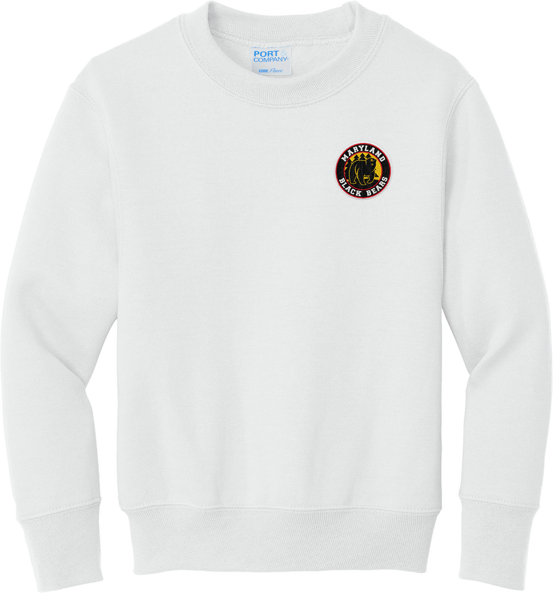 Maryland Black Bears Youth Core Fleece Crewneck Sweatshirt