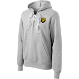 King's College Lace Up Pullover Hooded Sweatshirt