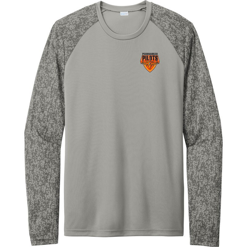 Pennsauken Pilots Long Sleeve Digi Camo Tee