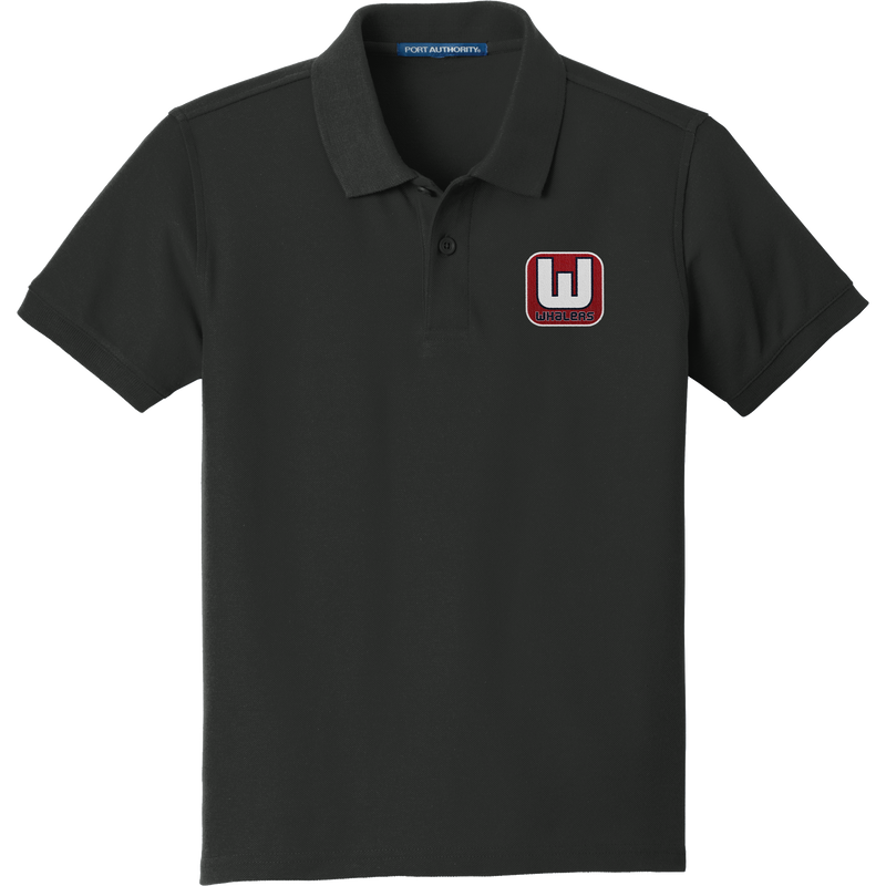 CT Whalers Tier 1 Youth Core Classic Pique Polo