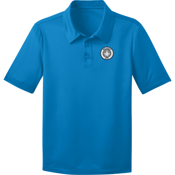 NJ Jets Youth Silk Touch Performance Polo