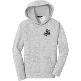 Mon Valley Thunder Youth PosiCharge Electric Heather Fleece Hooded Pullover