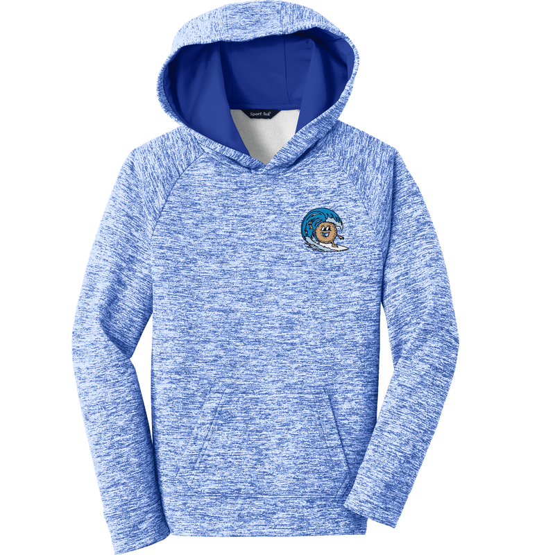 BagelEddi's Youth PosiCharge Electric Heather Fleece Hooded Pullover