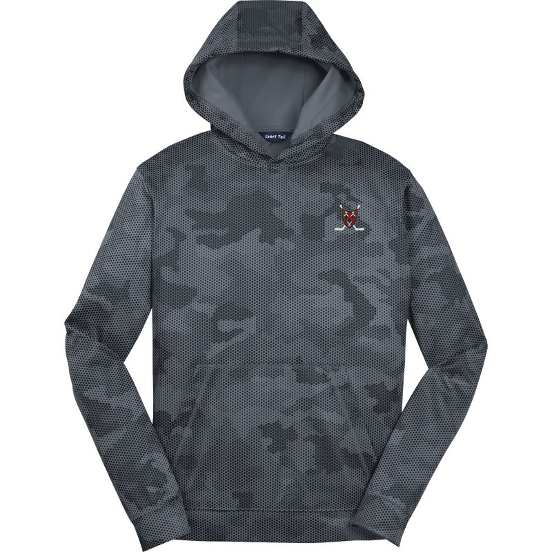 Navesink Youth Sport-Wick CamoHex Fleece Hooded Pullover