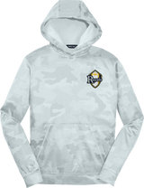 Royals Hockey Club Youth Sport-Wick CamoHex Fleece Hooded Pullover