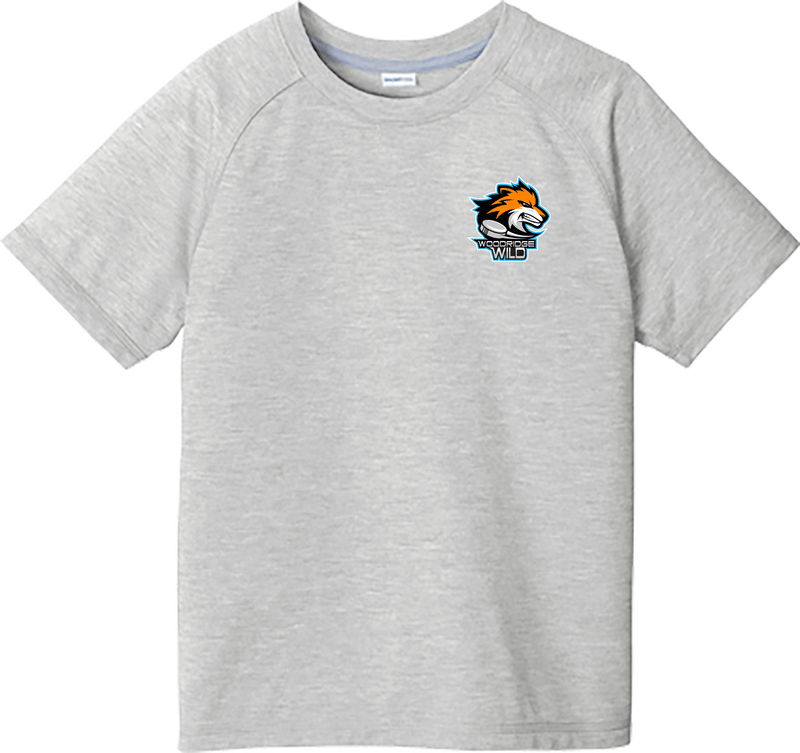 Woodridge Wild Youth PosiCharge  Tri-Blend Wicking Raglan Tee