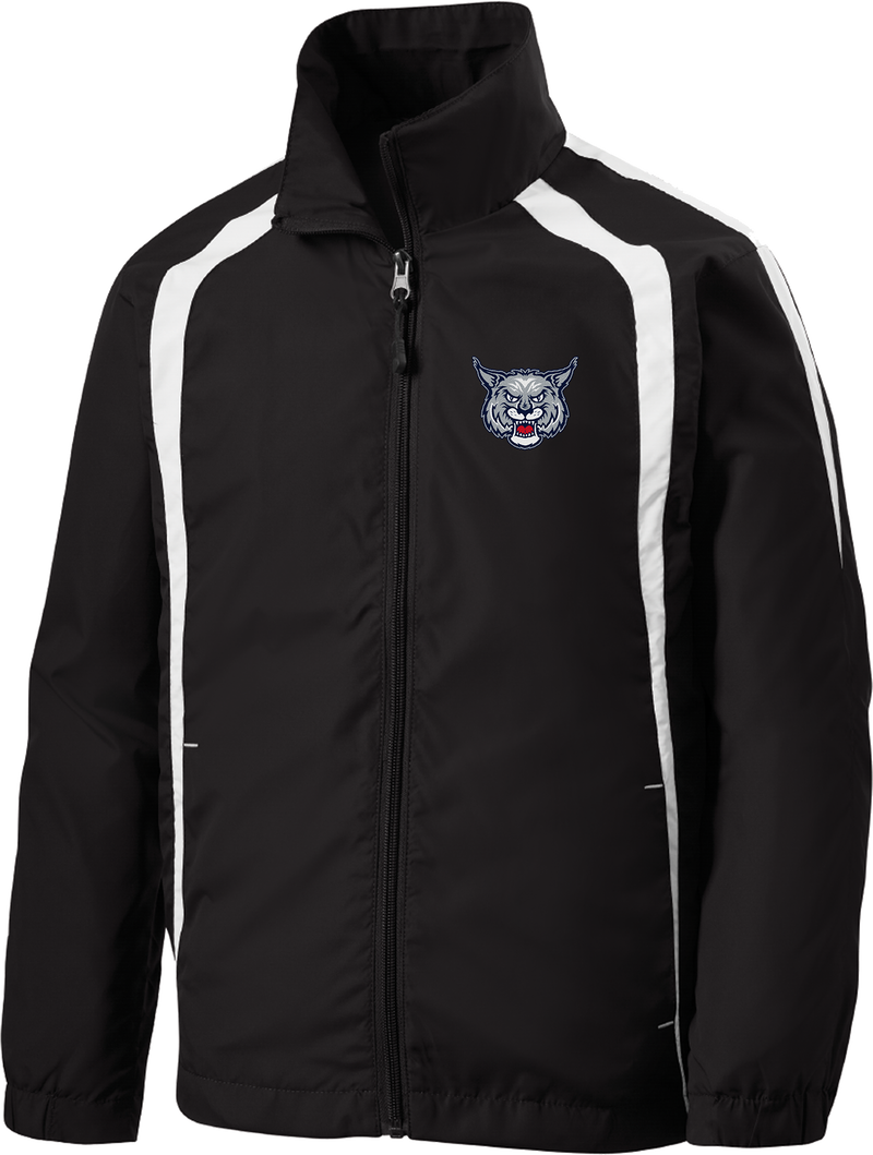 CT Bobcats Youth Colorblock Raglan Jacket