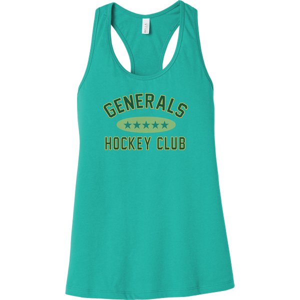 Red Bank Generals Womens Jersey Racerback Tank